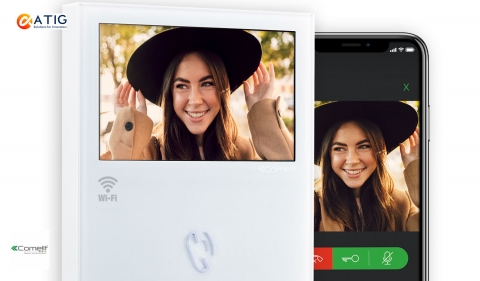 Chức năng nhận diện khuôn mặt trên chuông hình Comelit 